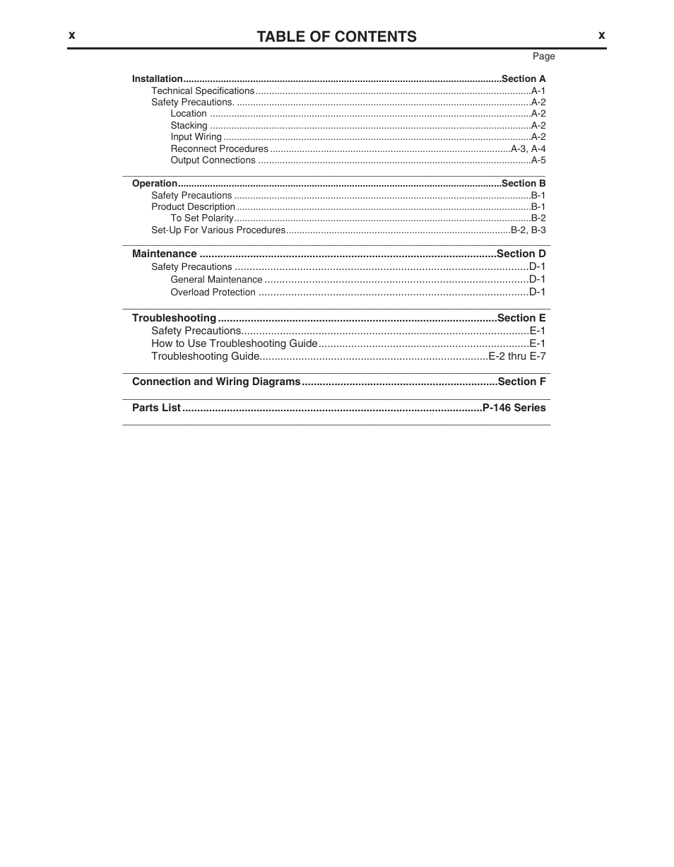 Lincoln Electric IDEALARC IM420-D User Manual | Page 7 / 35