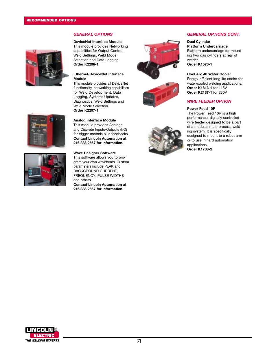 Lincoln Electric Power Wave 455M Robotic User Manual | Page 7 / 8