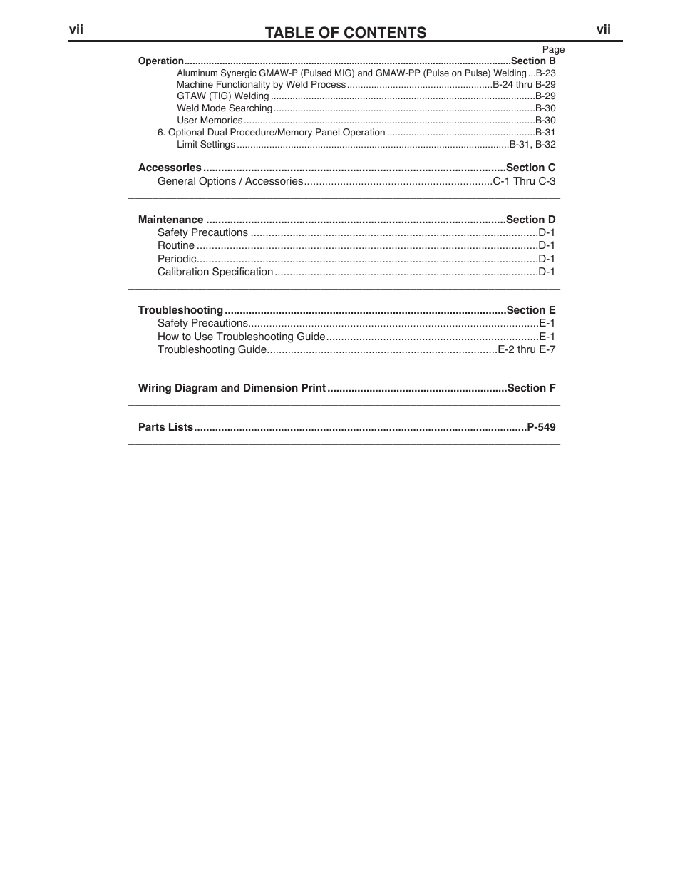Lincoln Electric POWER FEED IM915 User Manual | Page 8 / 72
