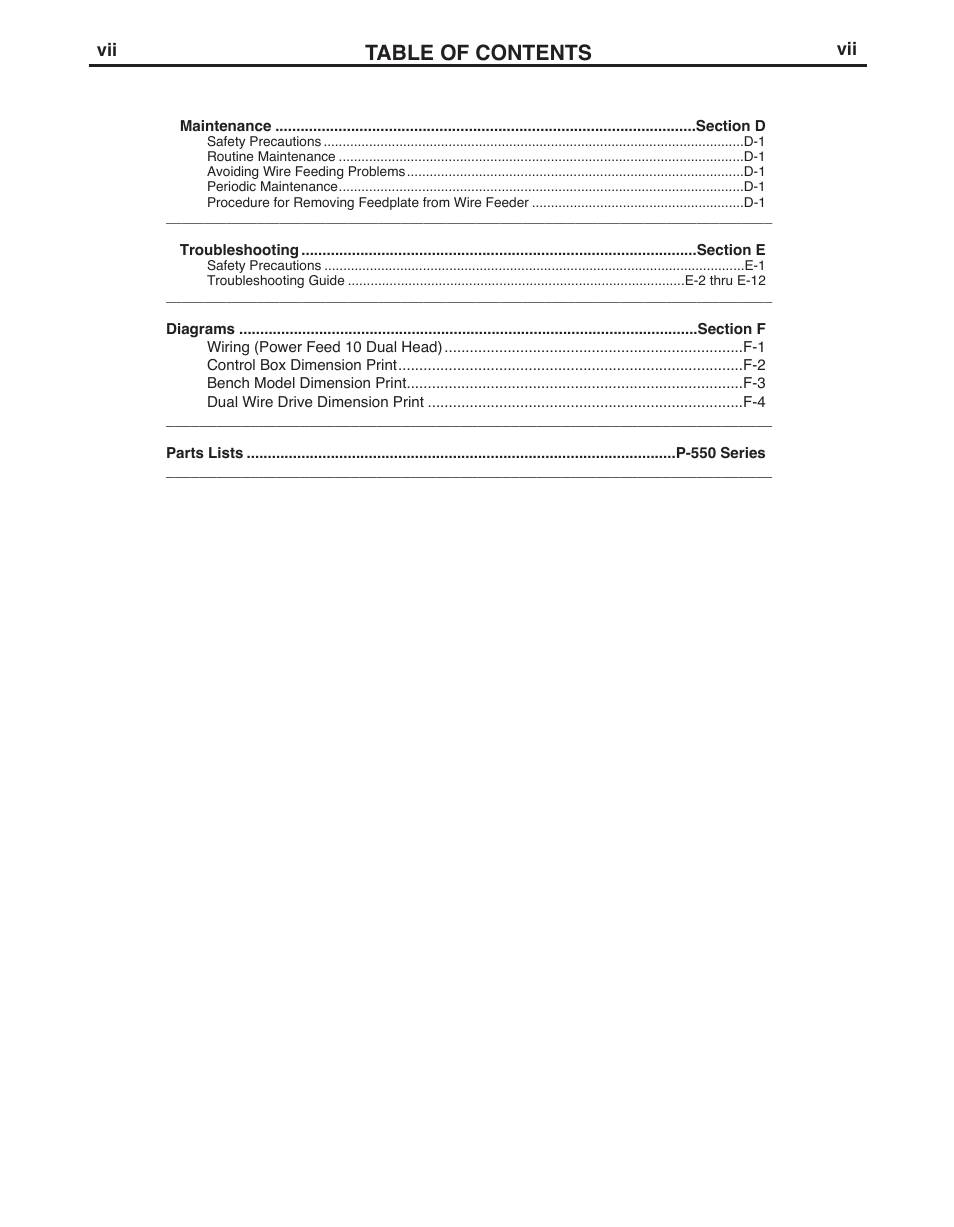 Lincoln Electric POWER FEED IM916 User Manual | Page 8 / 68