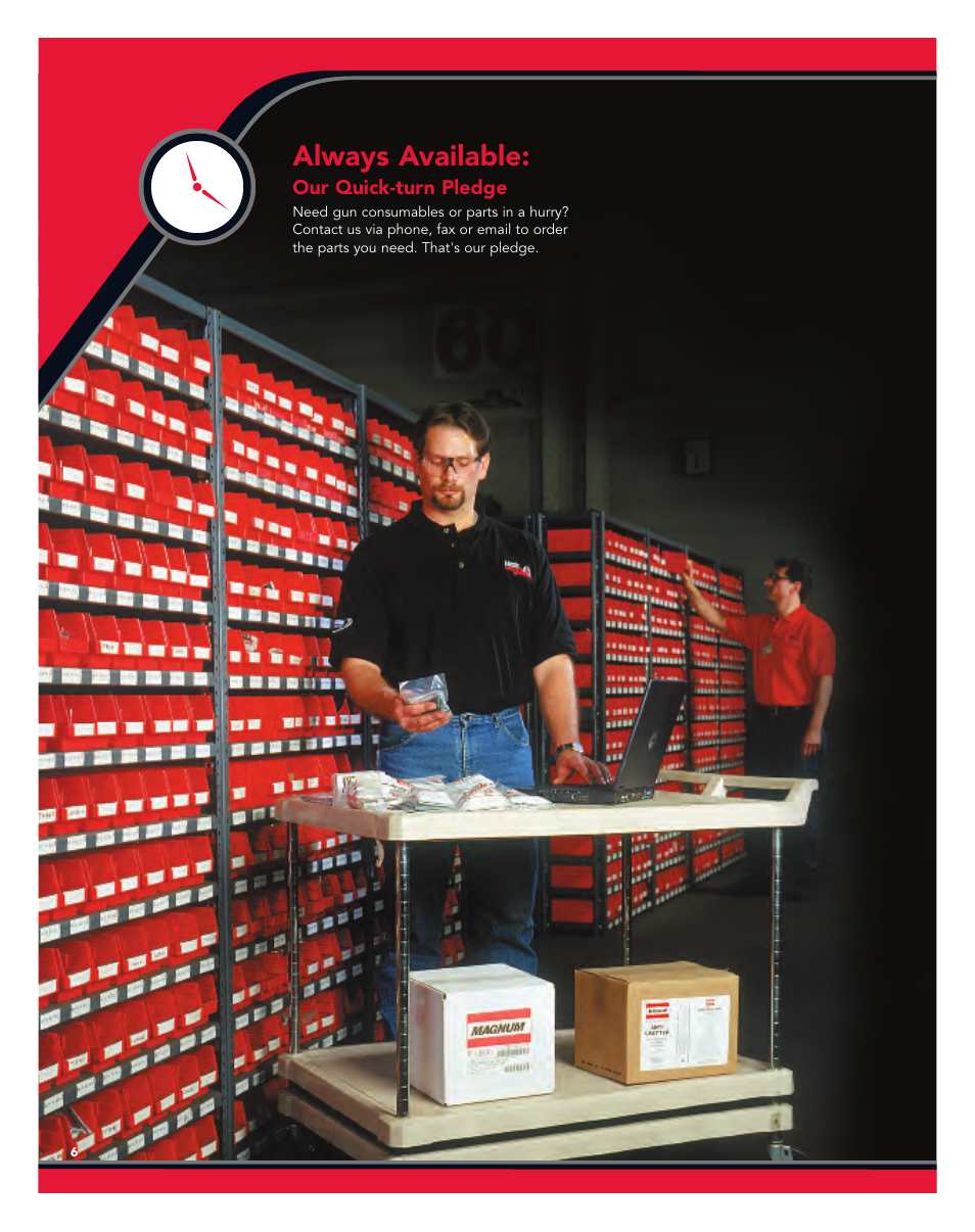 Always available | Lincoln Electric Magnum User Manual | Page 6 / 52
