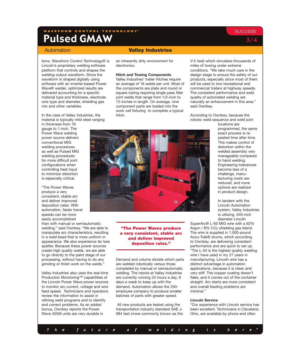 Pulsed gmaw | Lincoln Electric NX-4.310 User Manual | Page 3 / 4