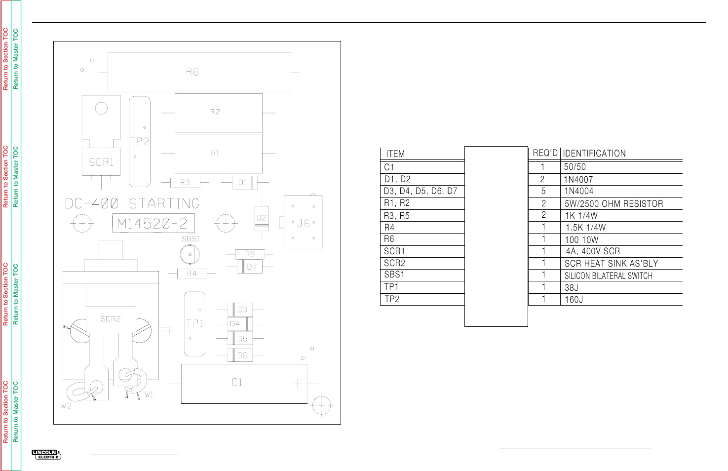 Electrical diagrams | Lincoln Electric IDEALARC SVM 122-A User Manual | Page 112 / 116