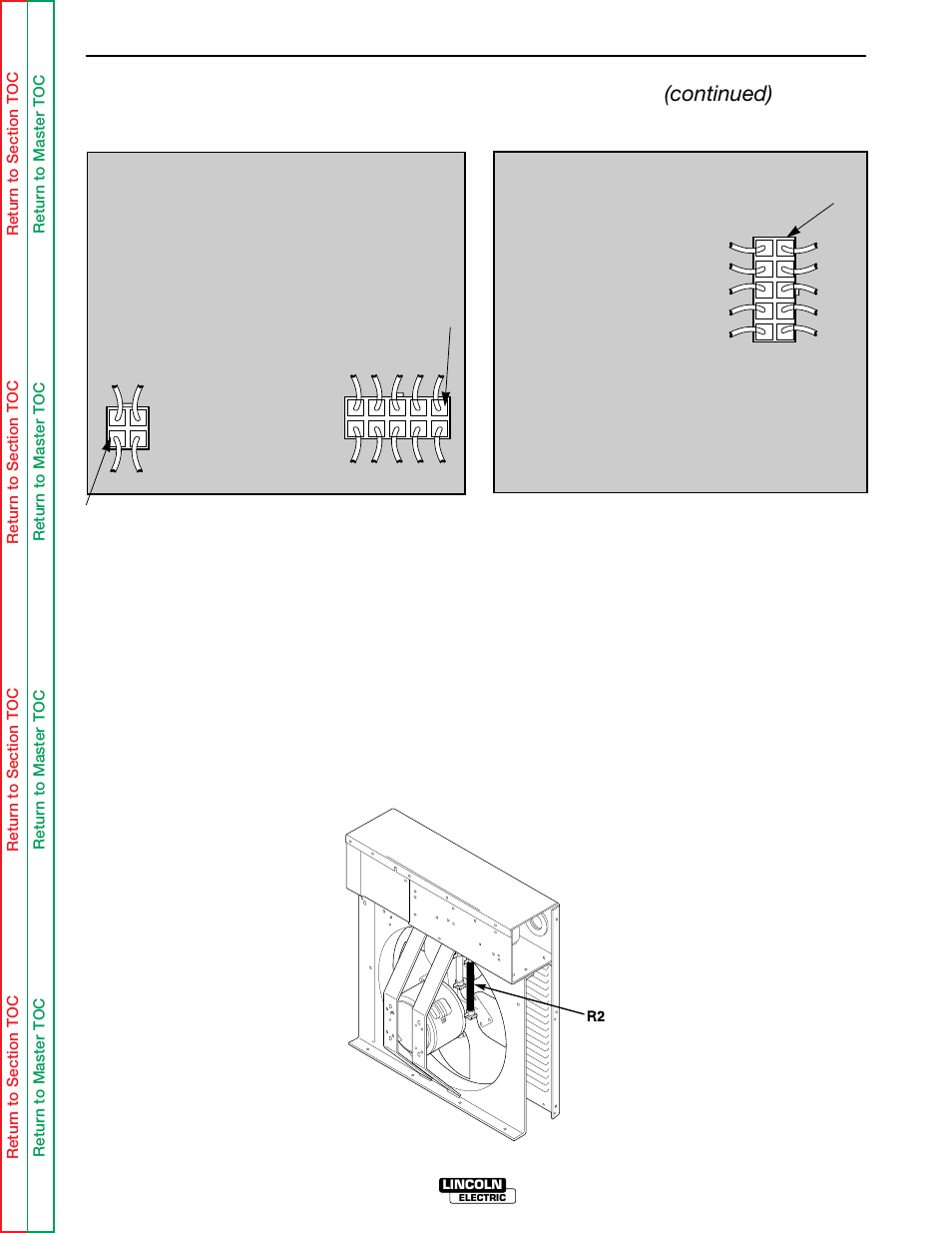 Troubleshooting & repair, Static scr/diode rectifier bridge test (continued) | Lincoln Electric IDEALARC SVM 122-A User Manual | Page 71 / 116