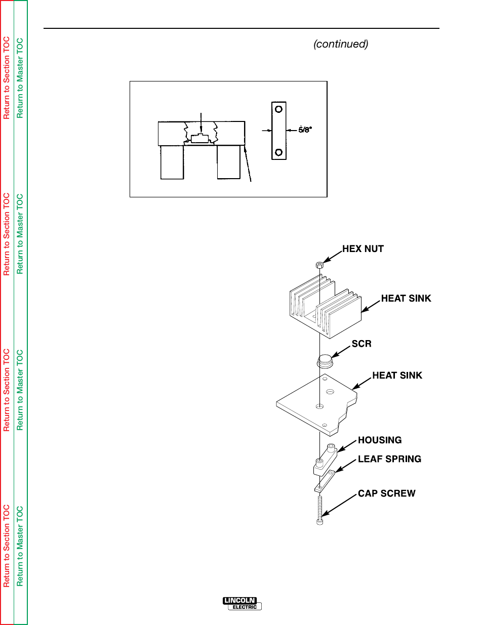 Troubleshooting & repair, Scr removal and replacement (continued) | Lincoln Electric IDEALARC SVM 122-A User Manual | Page 94 / 116