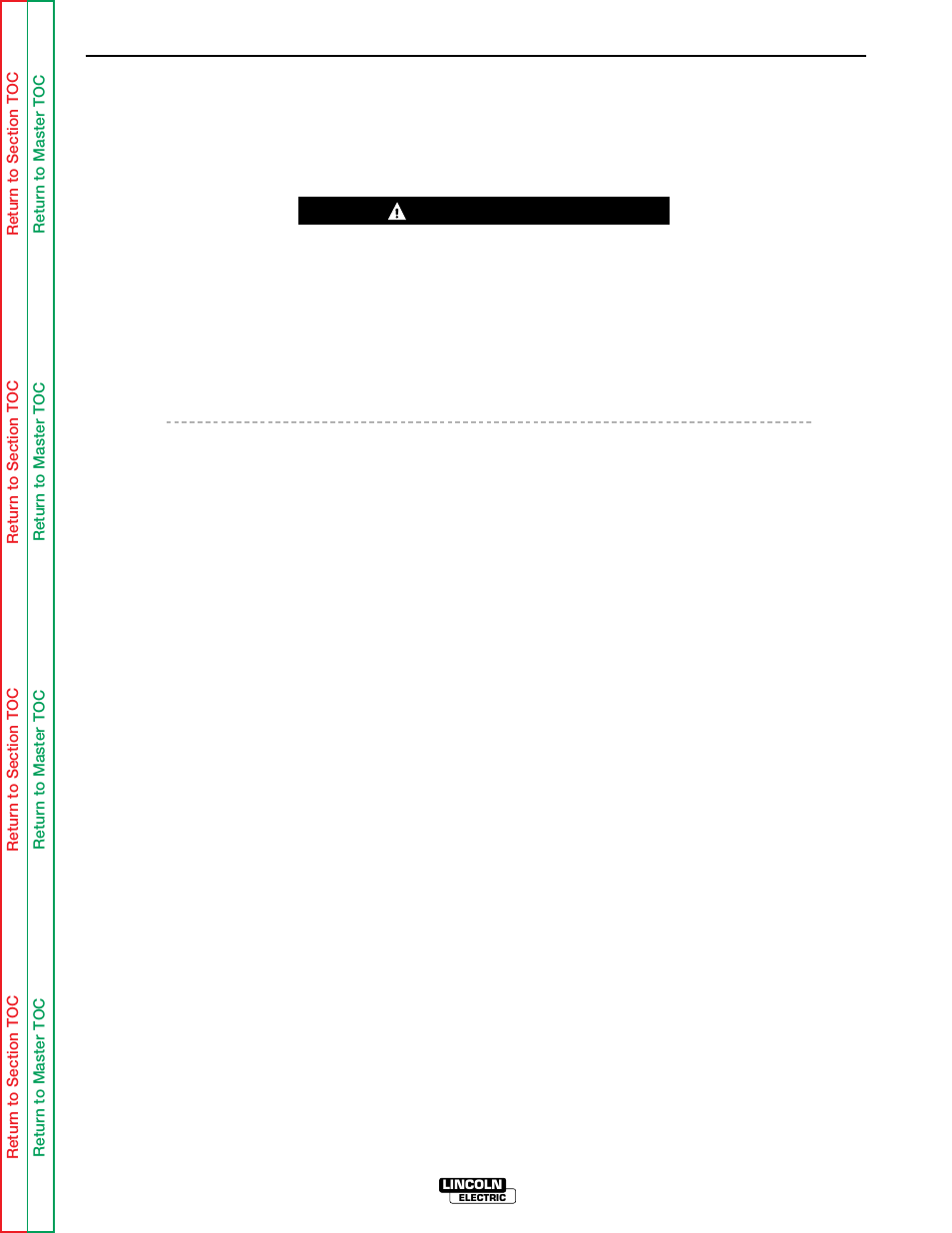 Troubleshooting & repair, Warning main transformer removal and replacement | Lincoln Electric IDEALARC SVM 122-A User Manual | Page 98 / 116