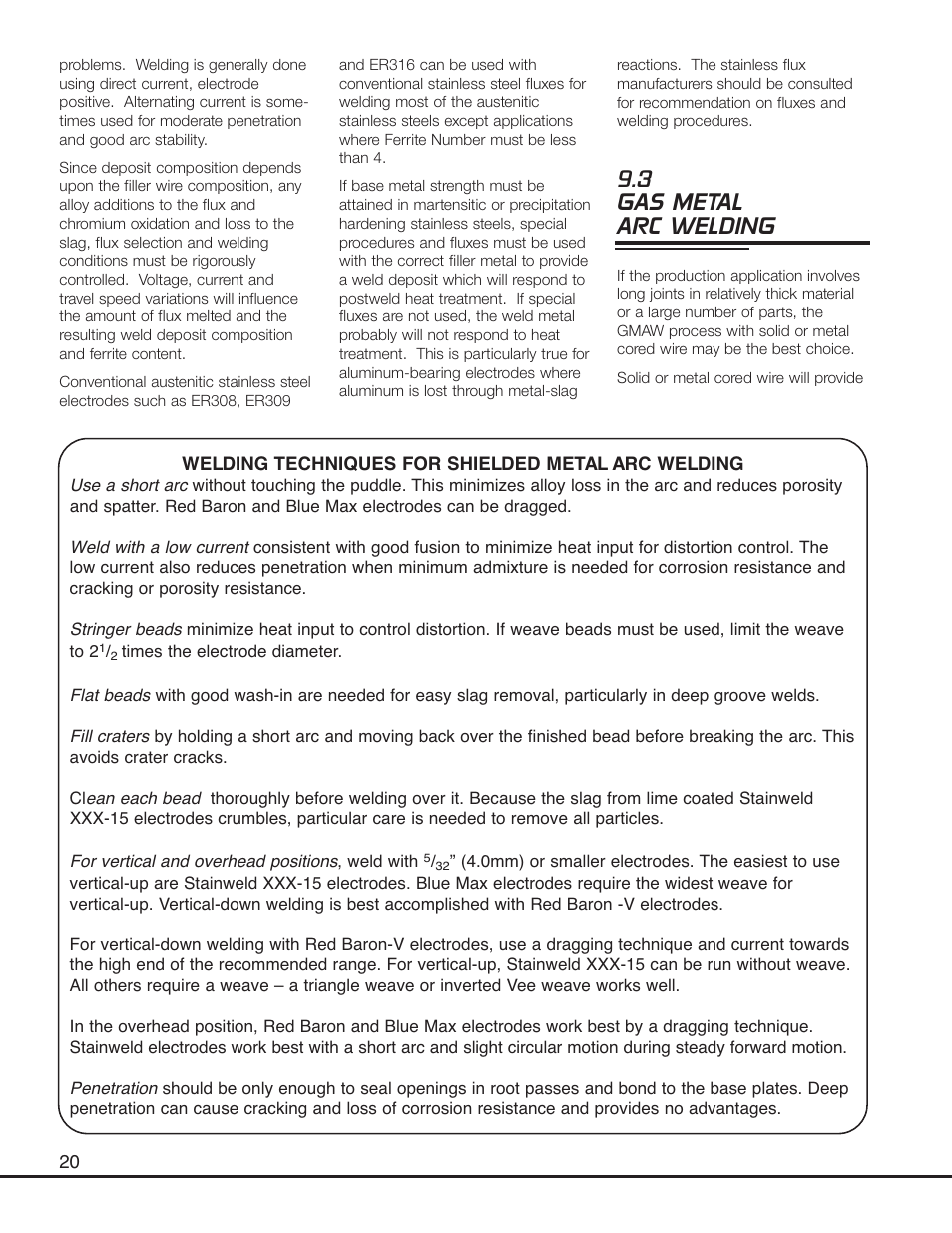 3 gas metal arc welding | Lincoln Electric Welder User Manual | Page 22 / 40