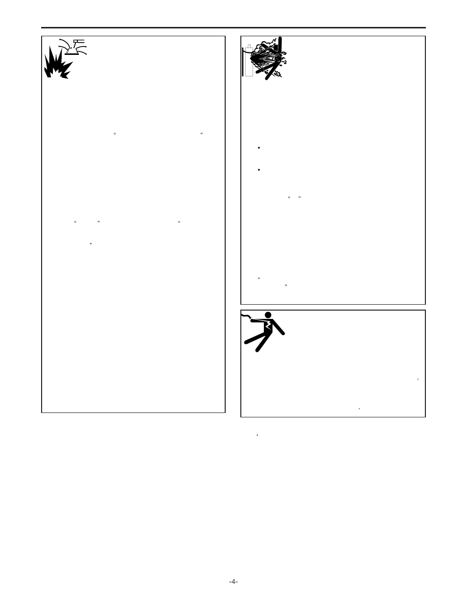 Safety, For electrically powered equipment, Cylinder may explode if damaged | Welding sparks can cause fire or explosion | Lincoln Electric MAGNUM SG CONTROL MODULE IM398 User Manual | Page 4 / 22