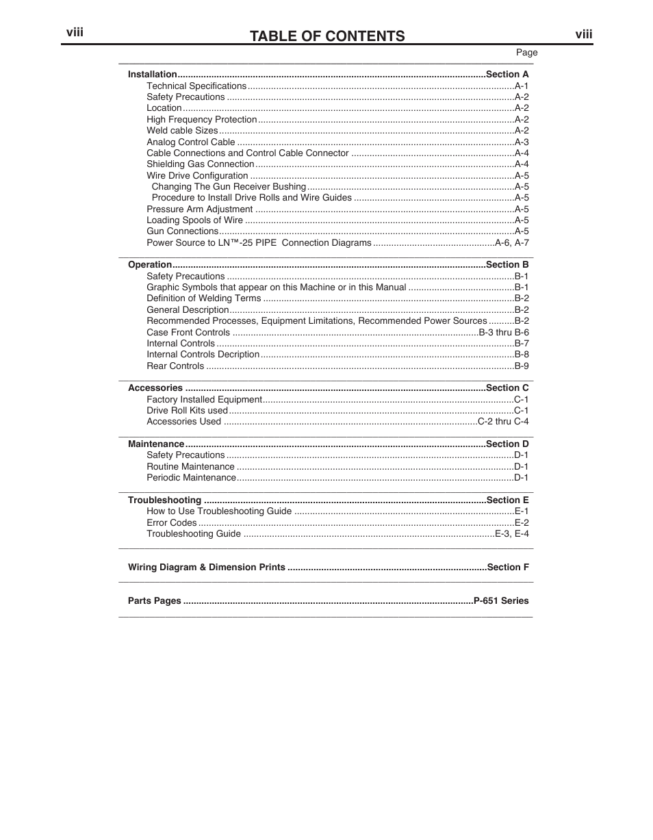 Lincoln Electric LN- 25 PIPE IM10056 User Manual | Page 9 / 39