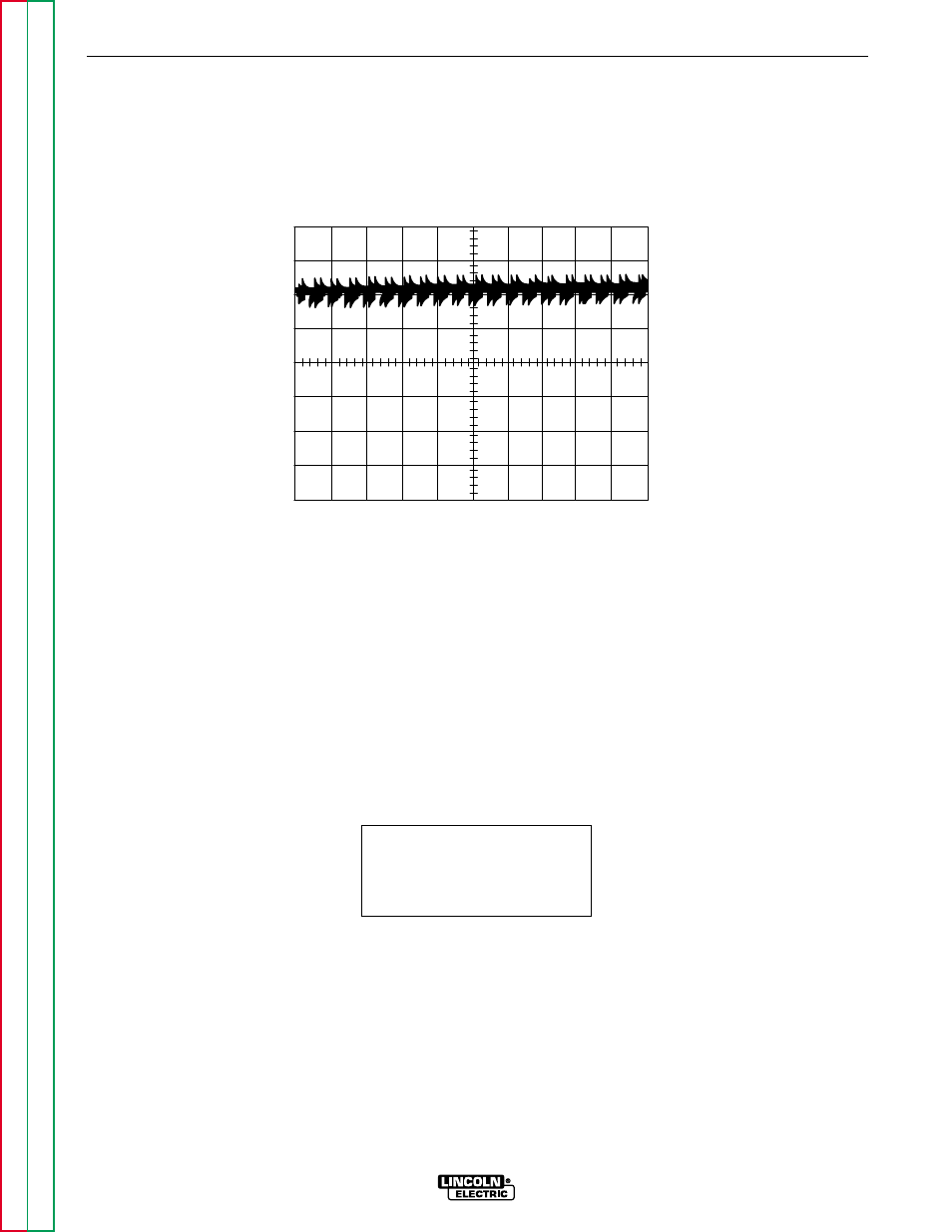 Troubleshooting & repair, Normal weld voltage waveform (stick cc) | Lincoln Electric COMMANDER SVM153-A User Manual | Page 107 / 156