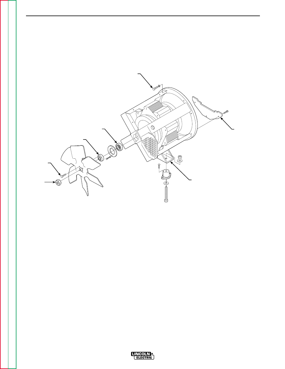 Troubleshooting & repair, Stator/rotor removal and replacement (continued) | Lincoln Electric COMMANDER SVM153-A User Manual | Page 132 / 156