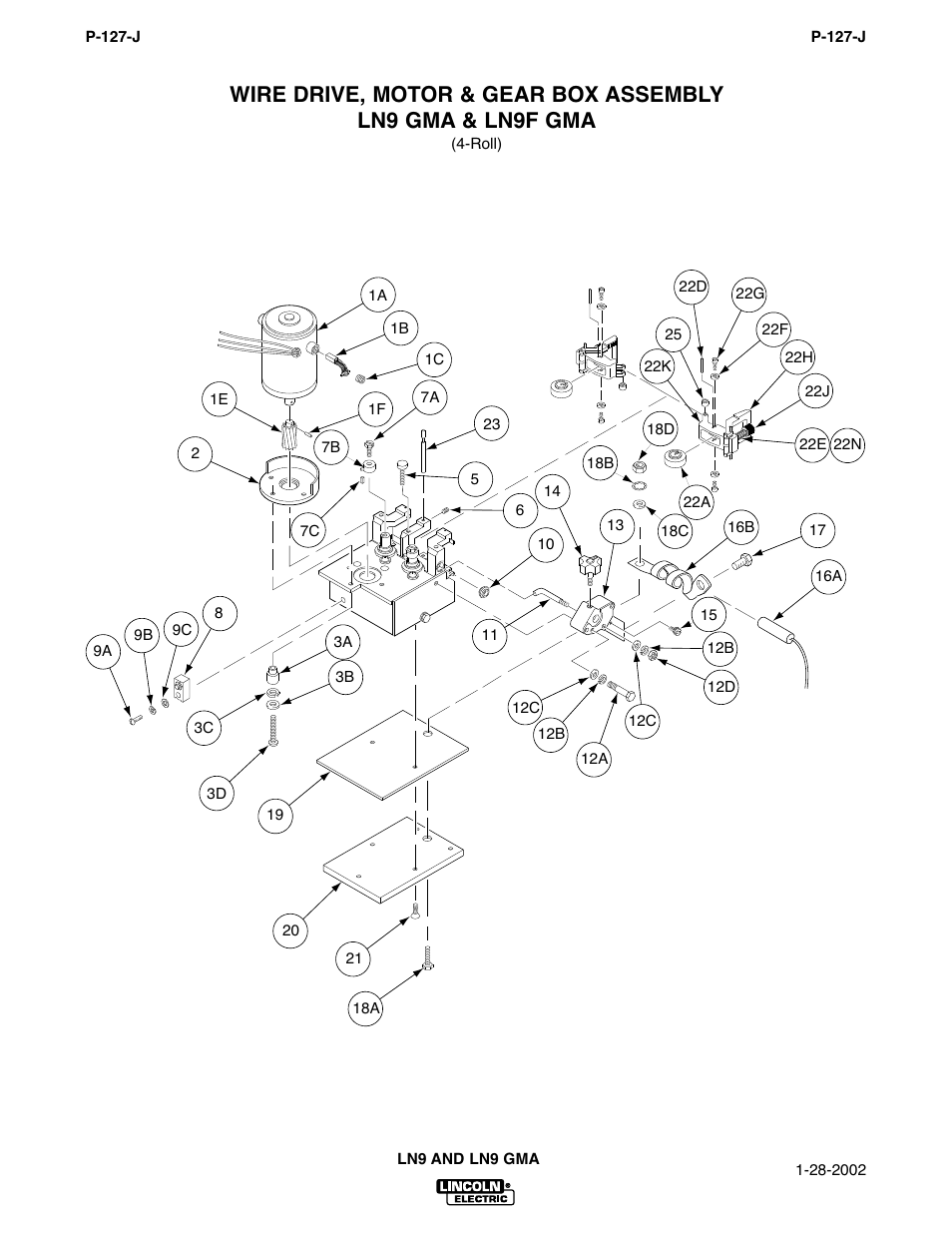 Lincoln Electric LN-9 SEMIAUTOMATIC WIRE FEEDER IM294-C User Manual | Page 88 / 148