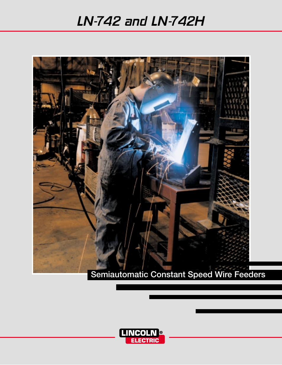 Lincoln Electric LN-742 User Manual | 8 pages