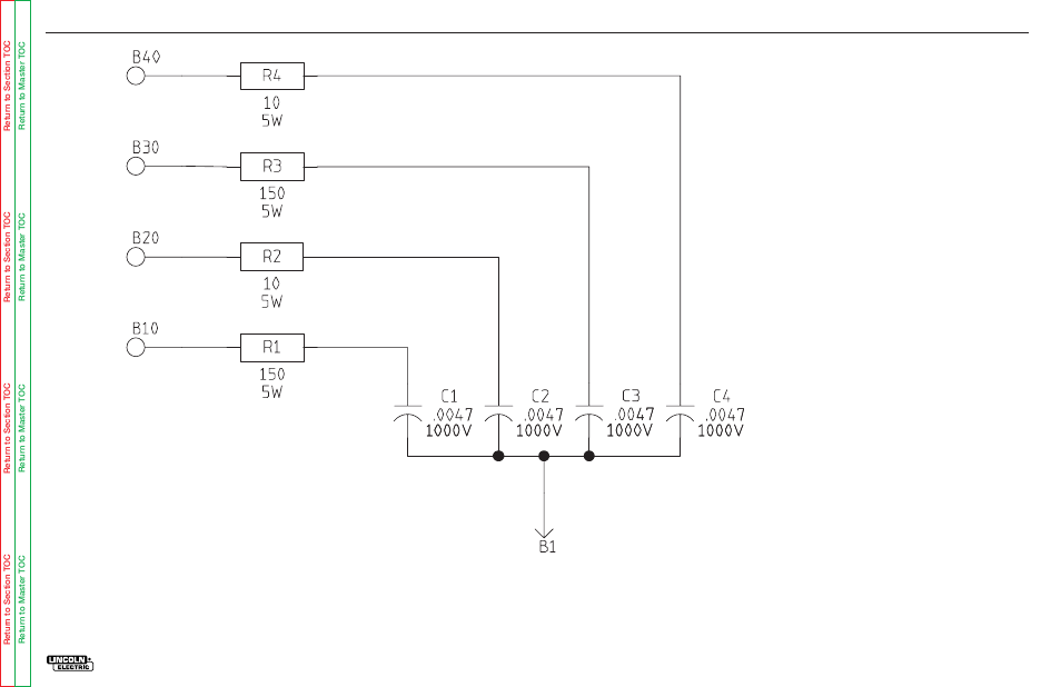 Electrical diagrams | Lincoln Electric POWER WAVE 355/405 SVM159-A User Manual | Page 131 / 134