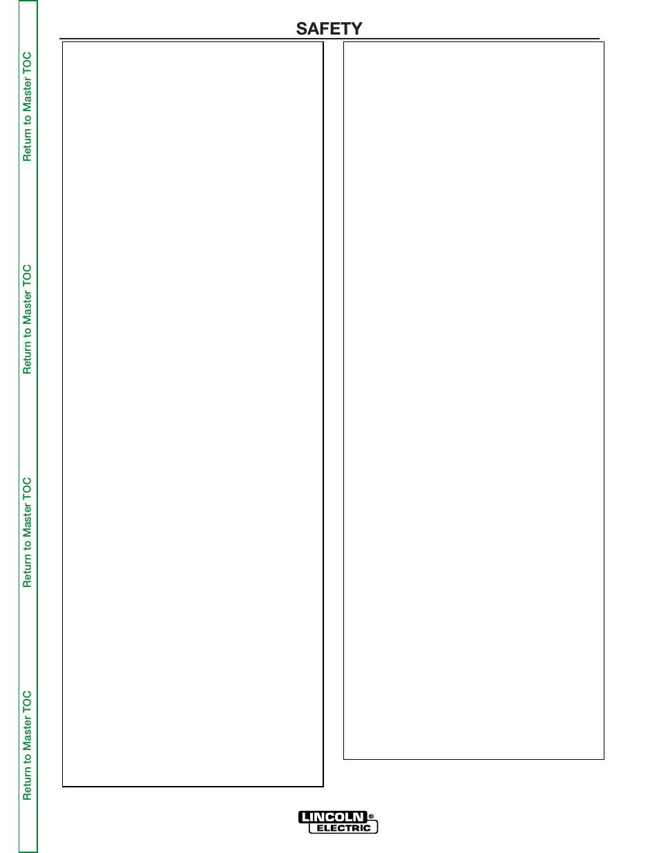 Safety, Précautions de sûreté | Lincoln Electric POWER WAVE 355/405 SVM159-A User Manual | Page 5 / 134