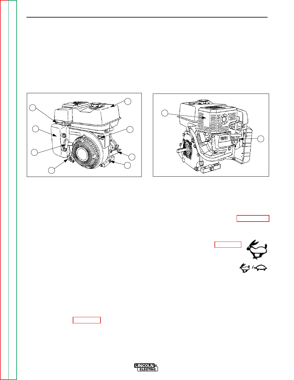 Line engine in the operation, Es b.1 and b.2 and, Operation | Lincoln Electric WELDANPOWER SVM 113-A User Manual | Page 19 / 106