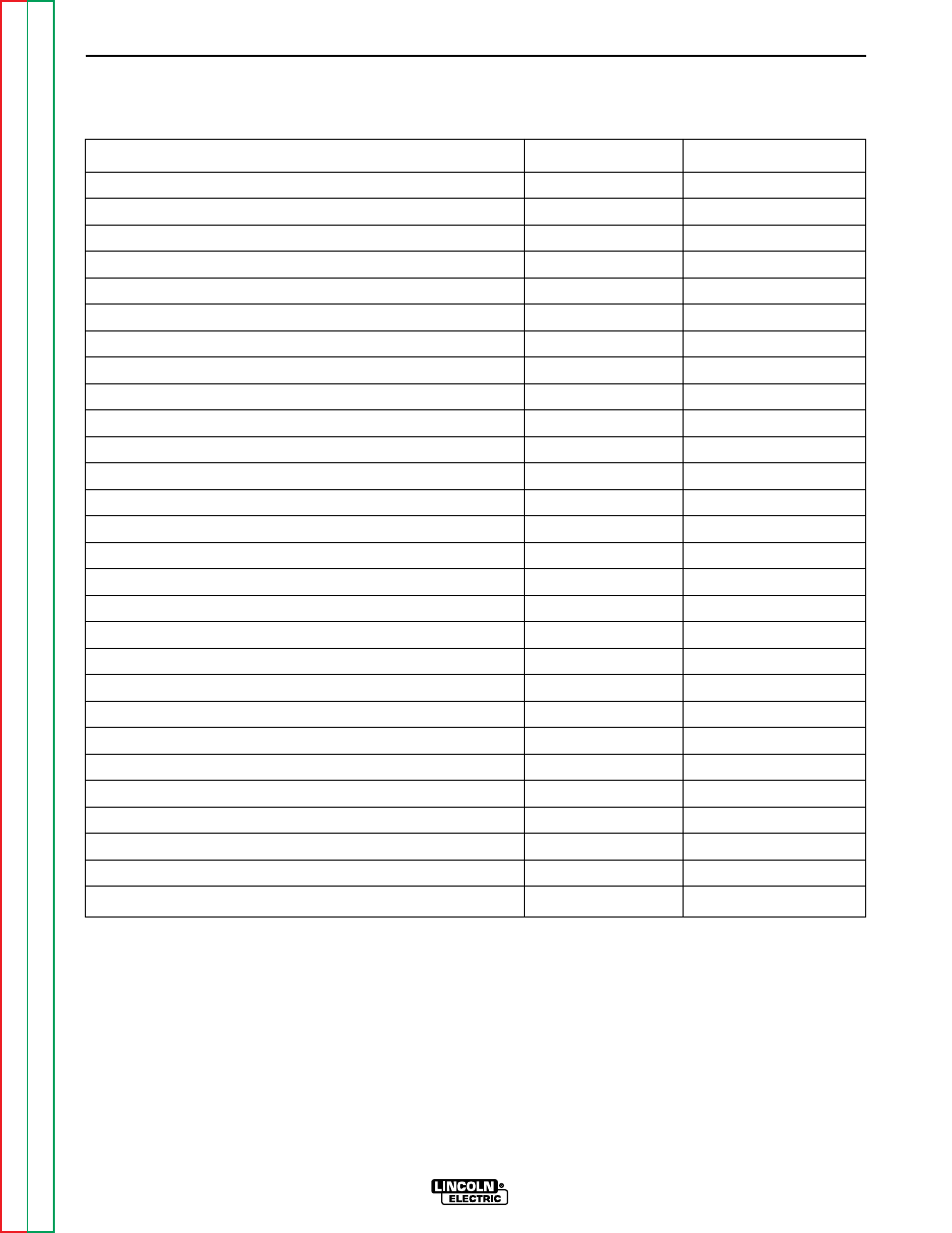 Operation, Ou can use table b.3, genera | Lincoln Electric WELDANPOWER SVM 113-A User Manual | Page 26 / 106
