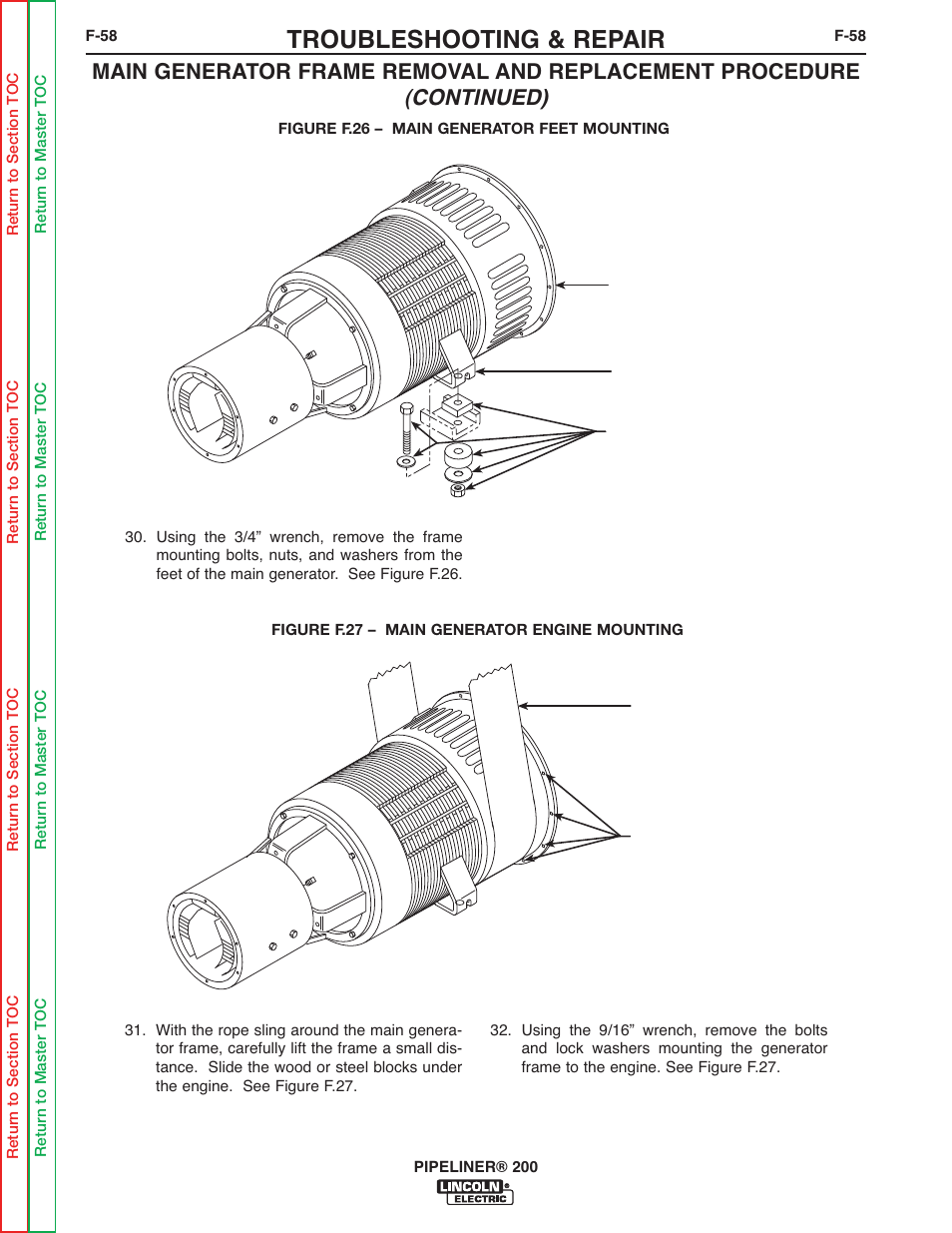 Troubleshooting & repair | Lincoln Electric PIPELINER 200 User Manual | Page 128 / 145