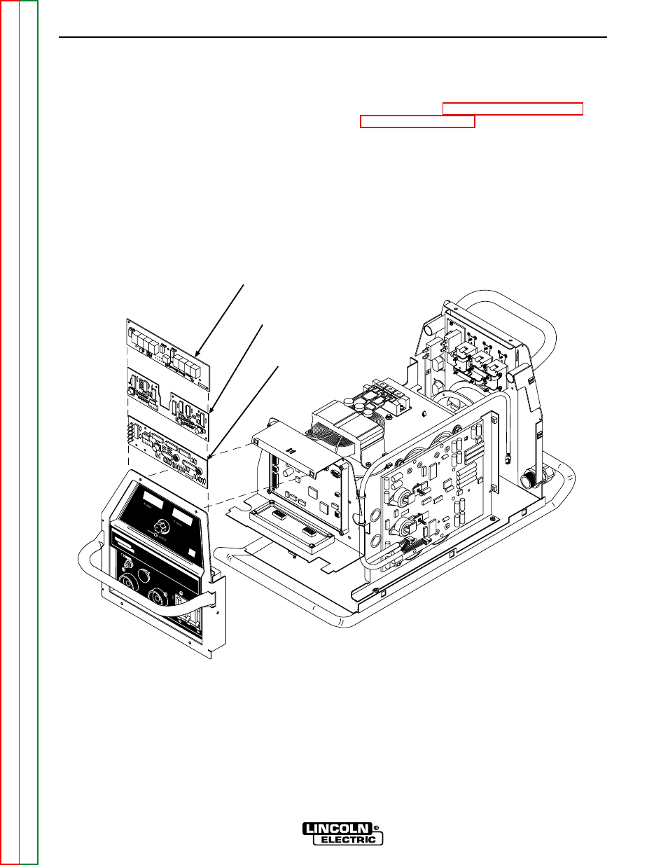 Display board, Status board, Mode board | Troubleshooting & repair, Status board removal and replacement (continued), Procedure, F-72, F-72 figure f.30 – status board location | Lincoln Electric INVERTEC V350-PRO SVM152-A User Manual | Page 110 / 155
