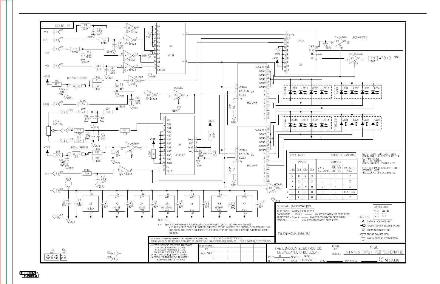 Electrical diagrams | Lincoln Electric INVERTEC V350-PRO SVM152-A User Manual | Page 147 / 155