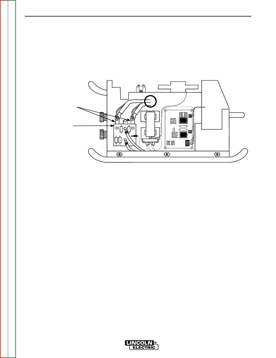 D. see figure f.7, Left side, Snubber board output diode modules | Troubleshooting & repair | Lincoln Electric INVERTEC V350-PRO SVM152-A User Manual | Page 70 / 155