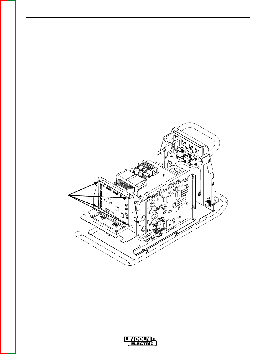 Right side, Mounting screws, Troubleshooting & repair | Control board removal and replacement (continued) | Lincoln Electric INVERTEC V350-PRO SVM152-A User Manual | Page 93 / 155