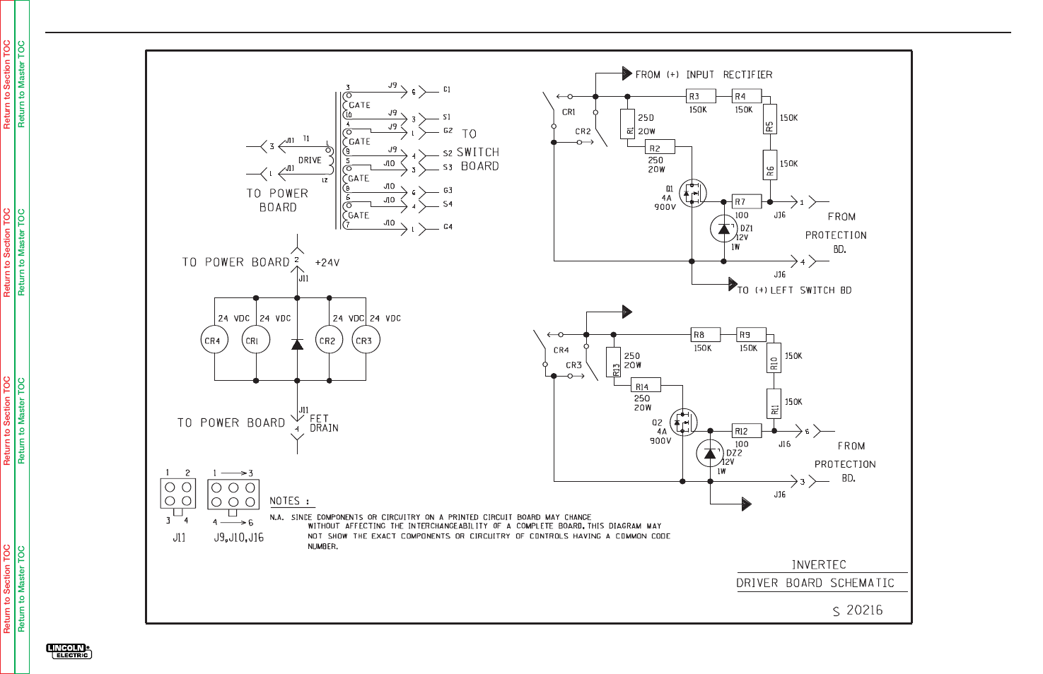 Electrical diagrams | Lincoln Electric INVERTEC V300-PRO SVM105-B User Manual | Page 103 / 117