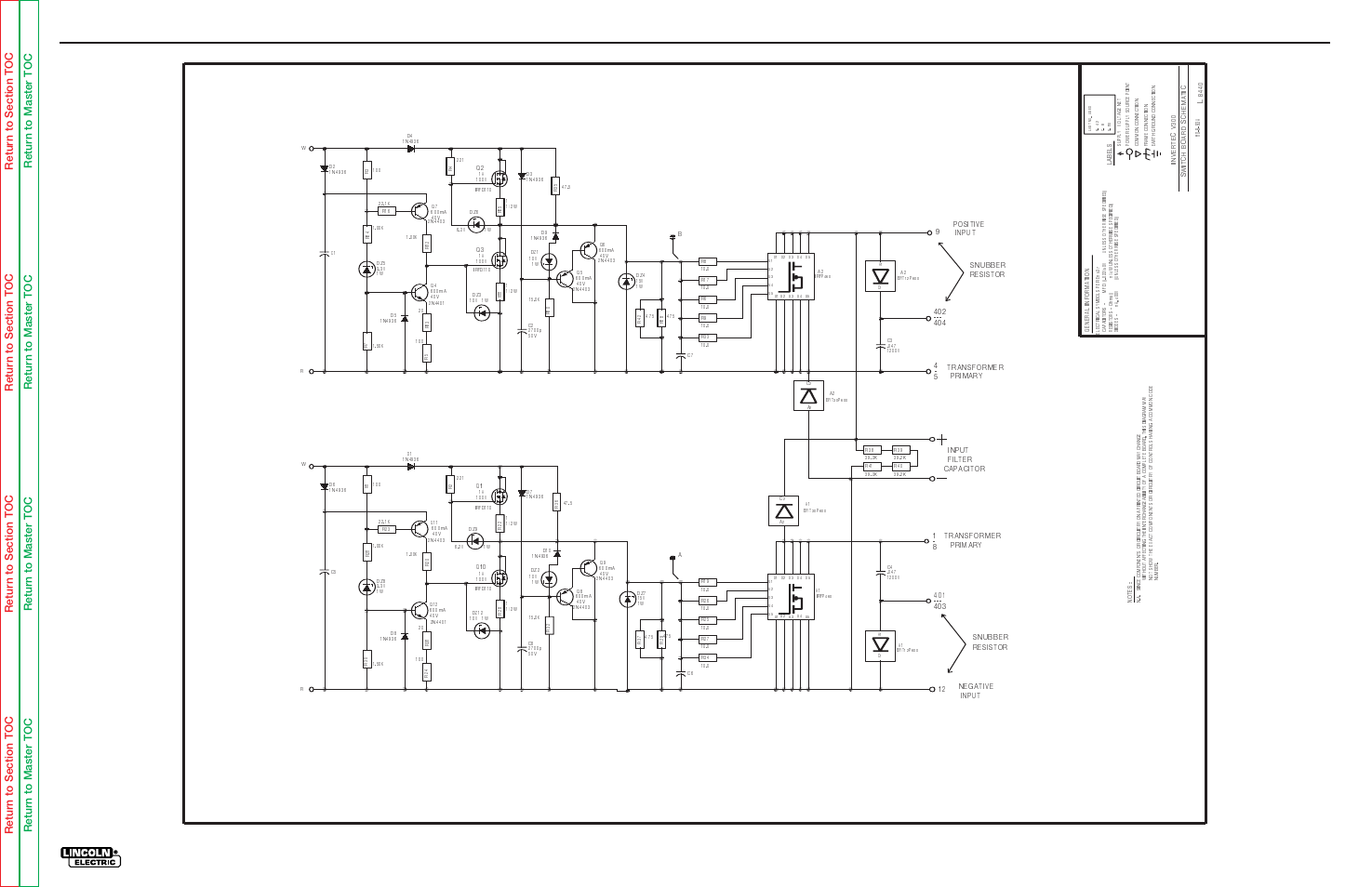 Electrical diagrams, G-15, V300 pro | Lincoln Electric INVERTEC V300-PRO SVM105-B User Manual | Page 107 / 117