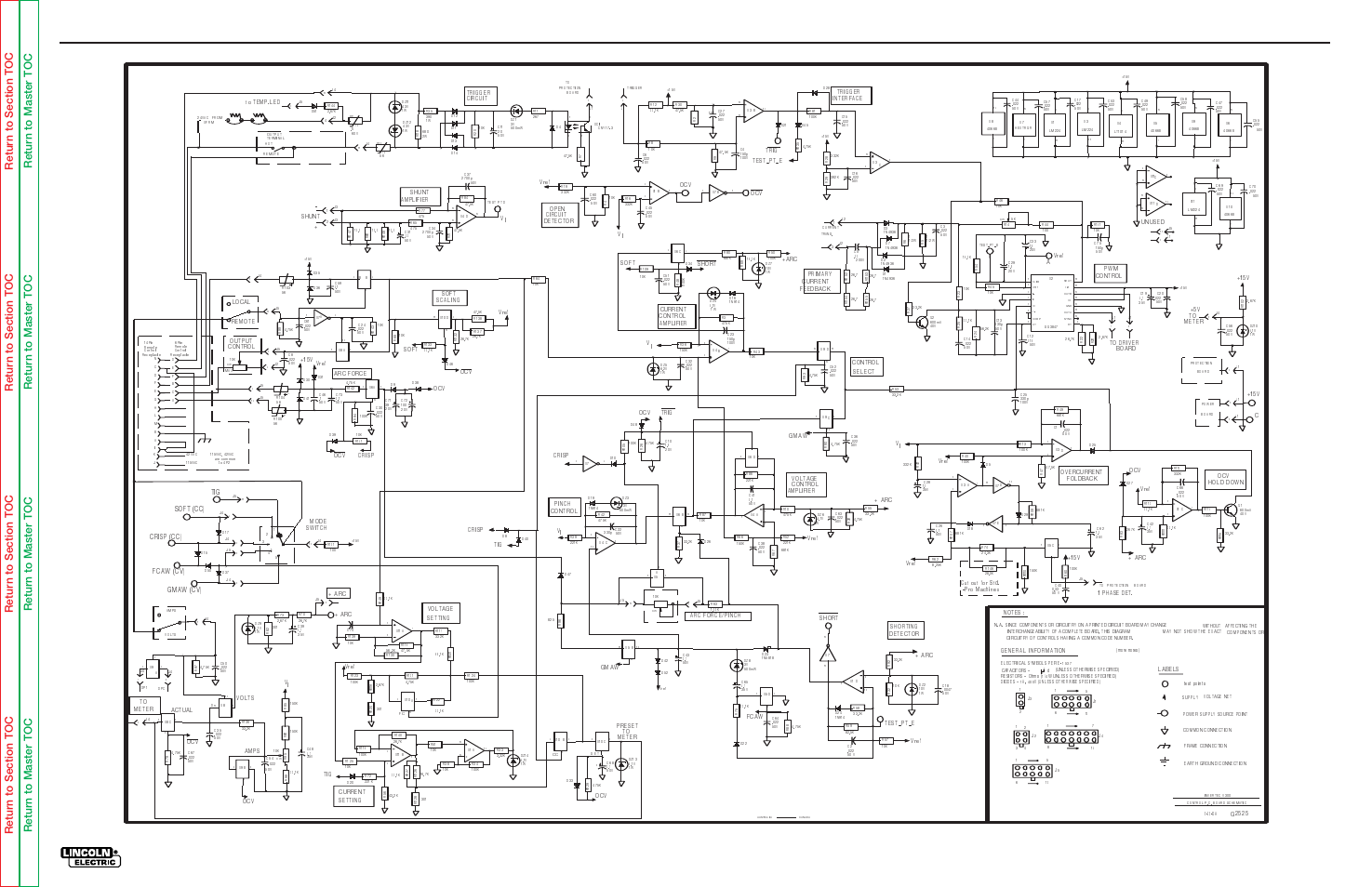 Electrical diagrams, G-19, V300 pro | Crisp (cc) fcaw (cv), Gmaw (cv) soft (cc) | Lincoln Electric INVERTEC V300-PRO SVM105-B User Manual | Page 111 / 117