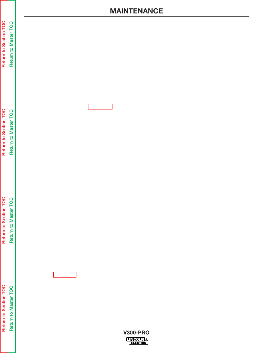 Maintenance, Overload protection, Thermal protection | Preventive maintenance | Lincoln Electric INVERTEC V300-PRO SVM105-B User Manual | Page 21 / 117