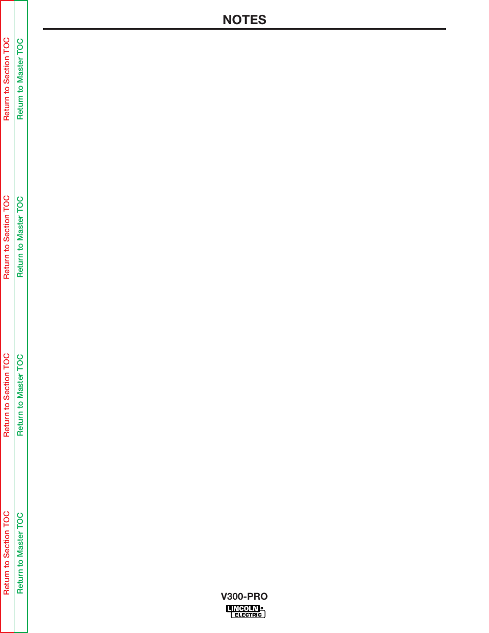 Lincoln Electric INVERTEC V300-PRO SVM105-B User Manual | Page 40 / 117