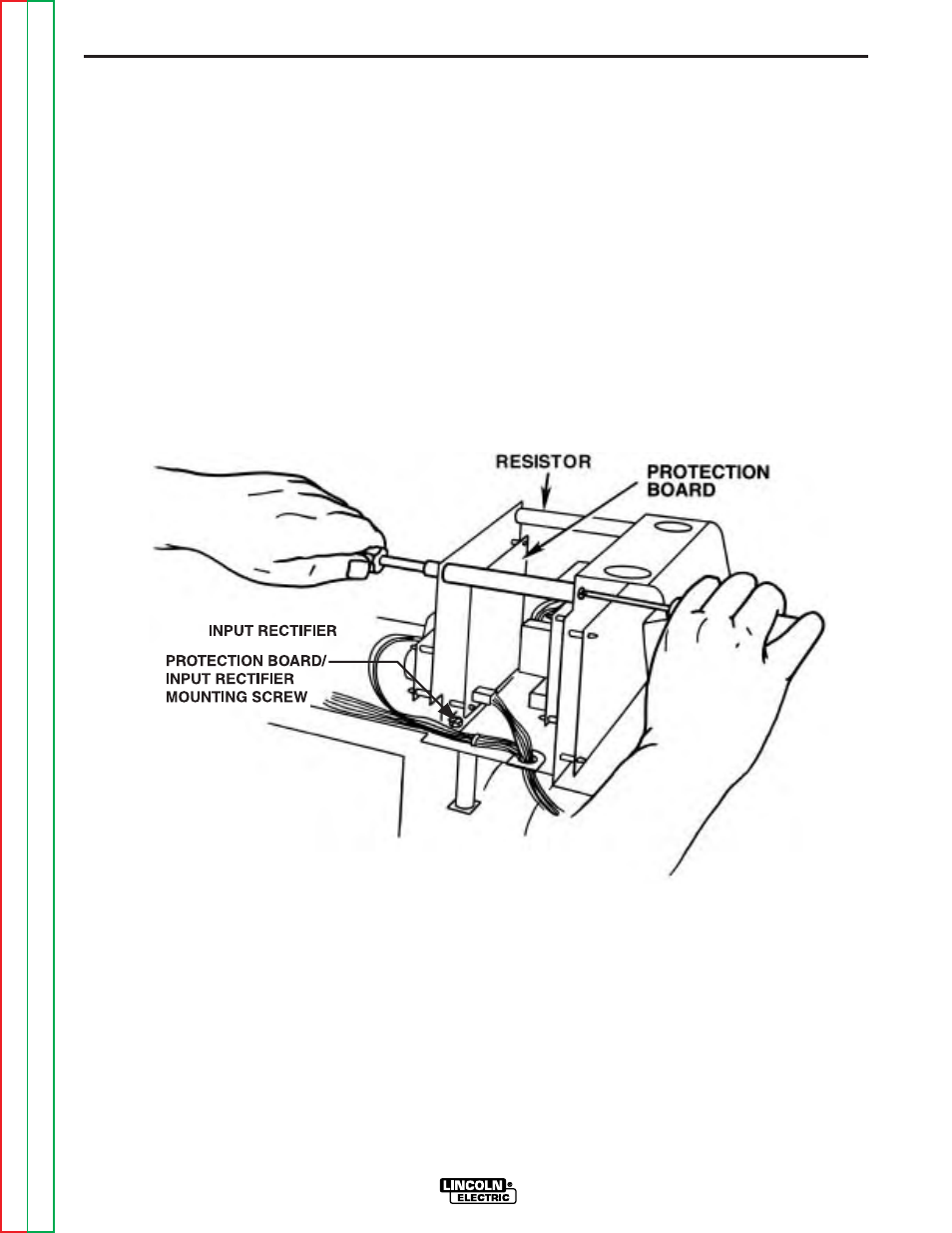 Troubleshooting & repair, Test procedure, Protection board output test(cont.) | Lincoln Electric INVERTEC V300-PRO SVM105-B User Manual | Page 48 / 117