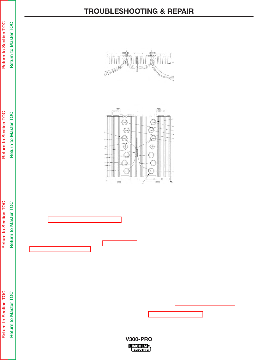 Troubleshooting & repair, Output diode replacement procedure (cont.) | Lincoln Electric INVERTEC V300-PRO SVM105-B User Manual | Page 90 / 117