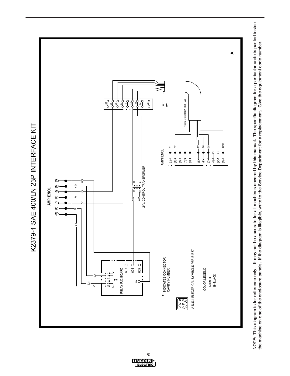 Diagrams, Pipeliner, Ln-23p | Lincoln Electric PIPELINER LN-23P User Manual | Page 22 / 28