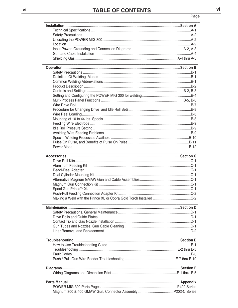 Lincoln Electric POWER MIG IM736-D User Manual | Page 7 / 48