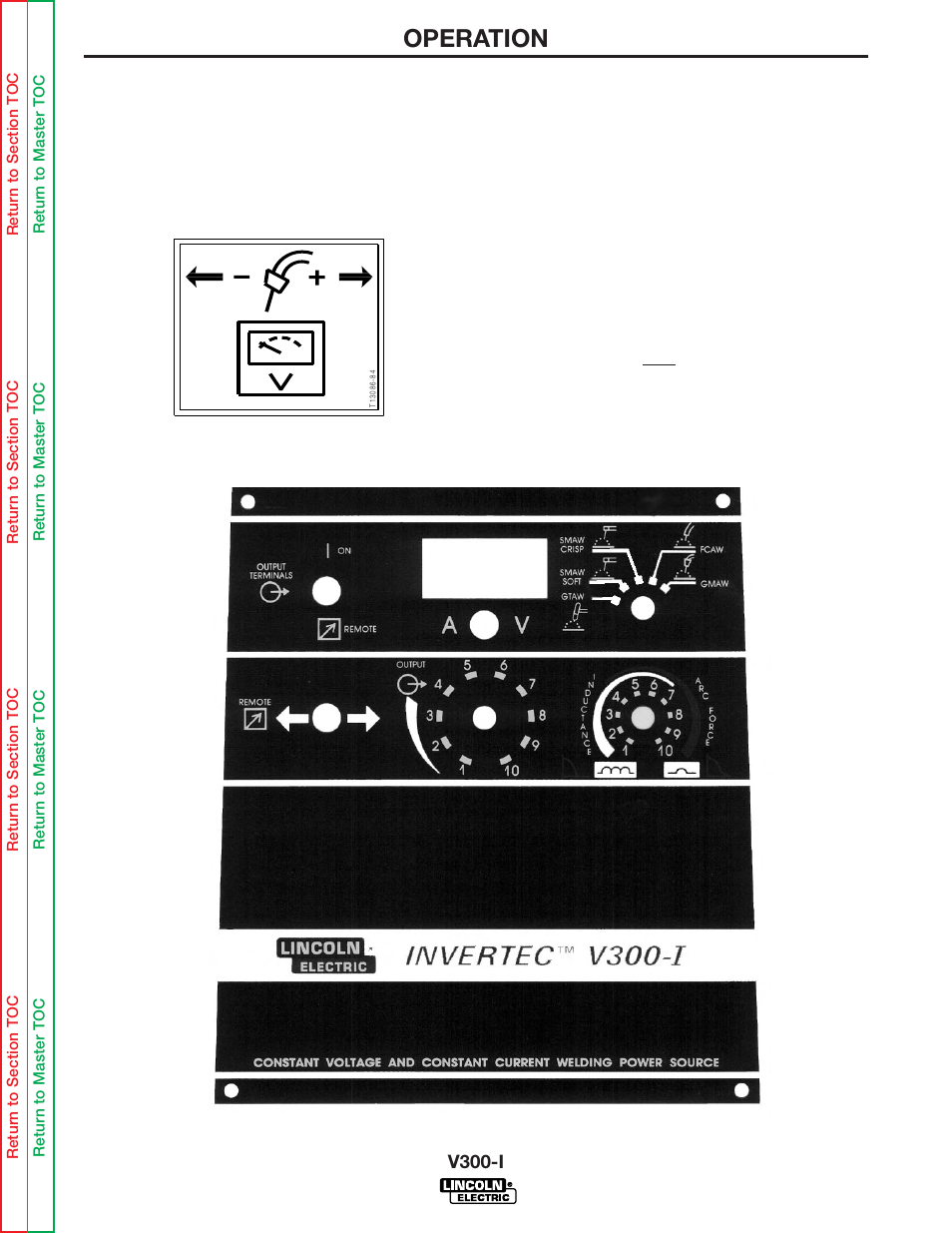 Operation | Lincoln Electric INVERTEC SVM101-B User Manual | Page 16 / 117