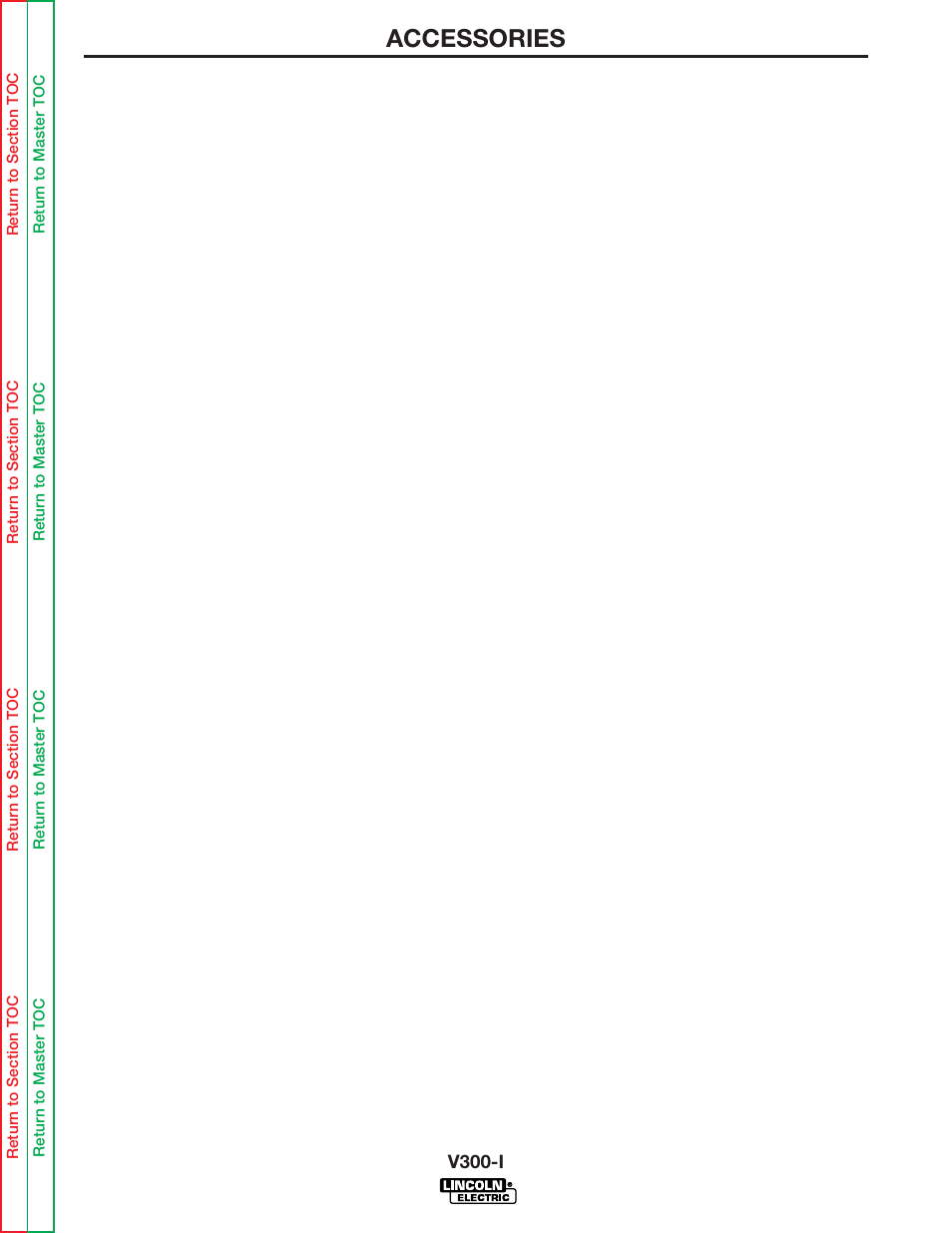 Accessories, Options / accessories | Lincoln Electric INVERTEC SVM101-B User Manual | Page 18 / 117