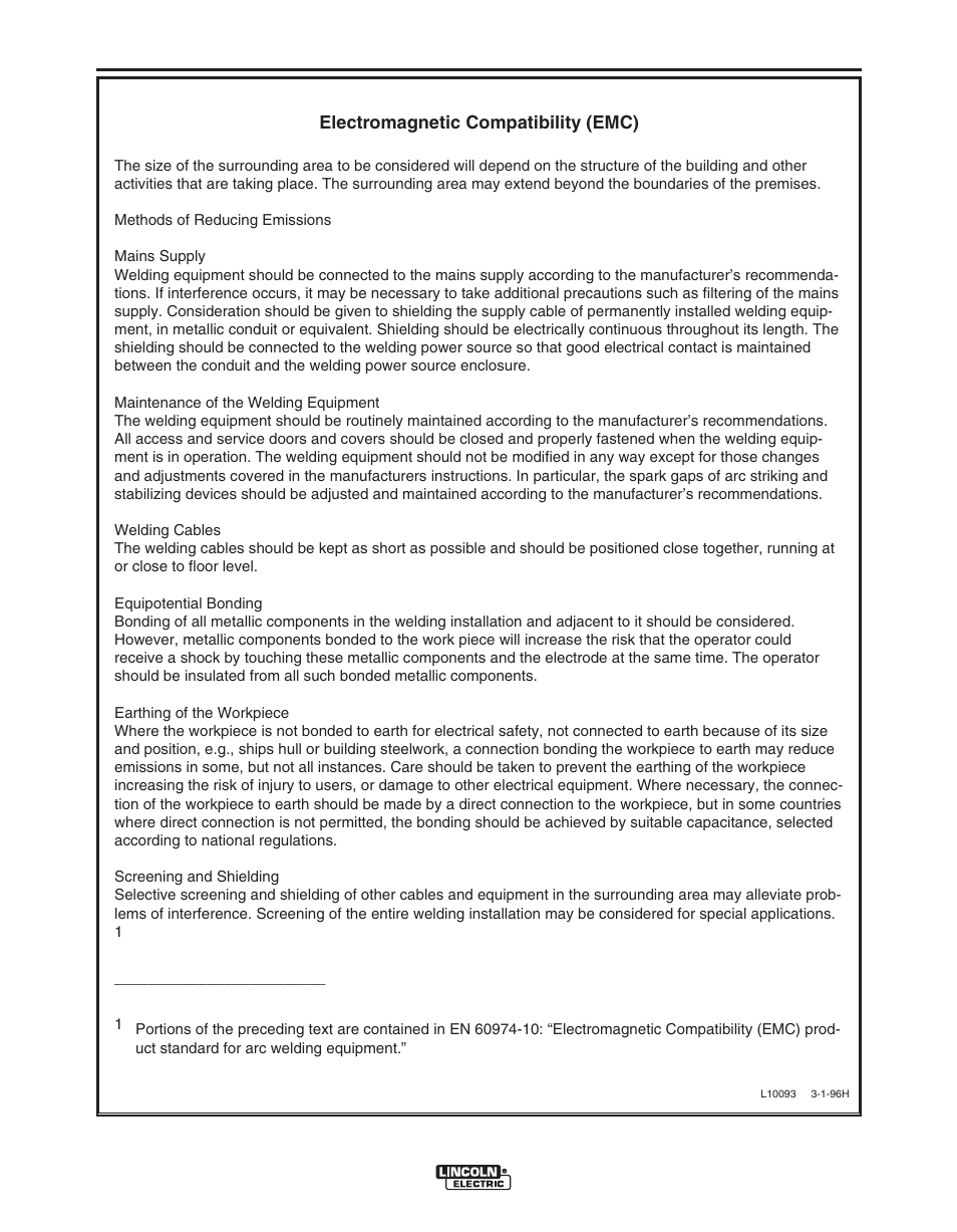 Safety | Lincoln Electric POWER WAVE 405M IM917-A User Manual | Page 7 / 44