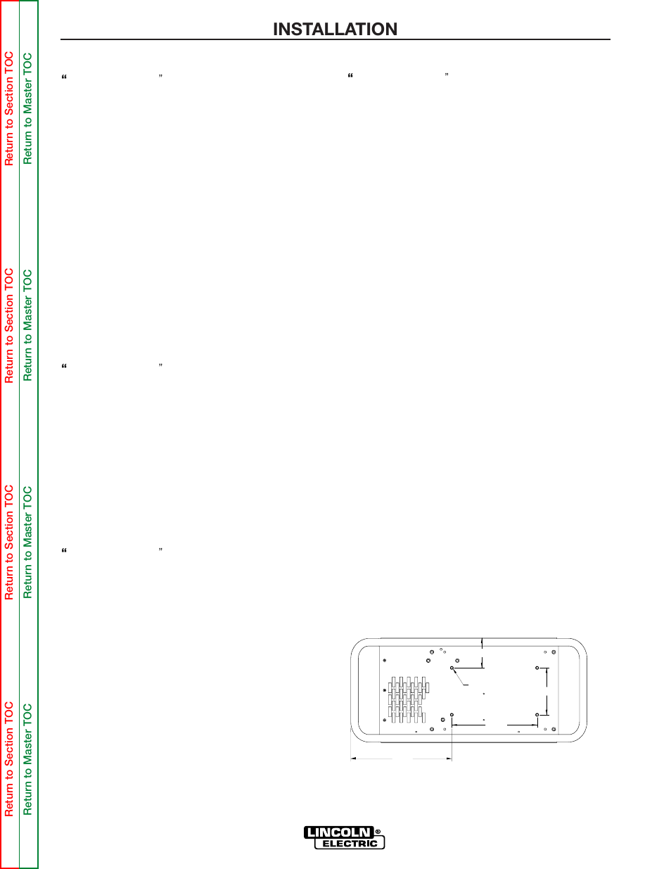 Installation | Lincoln Electric INVERTEC SVM158-A User Manual | Page 10 / 167