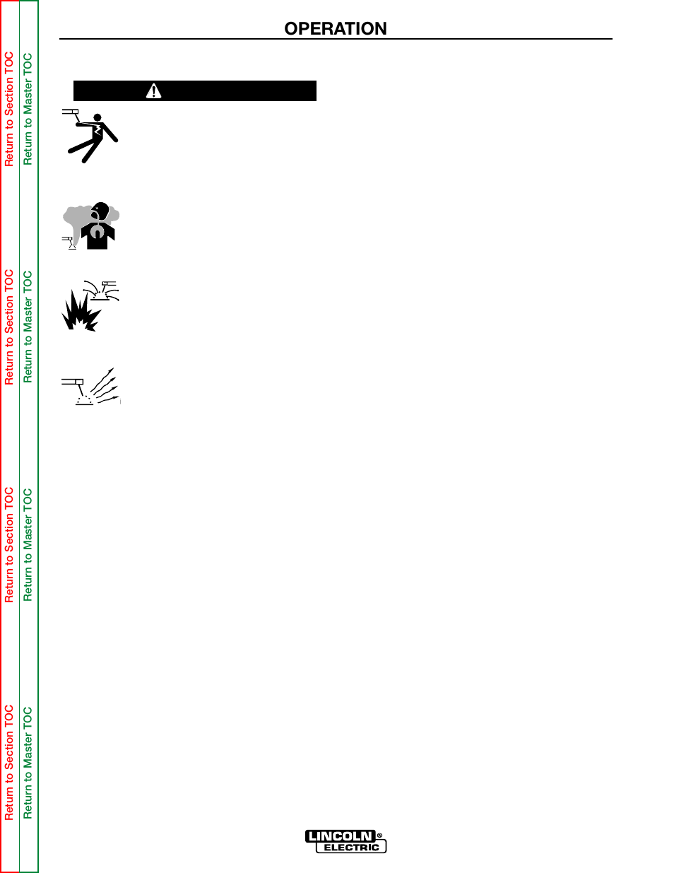 Operation, Warning, General description | Lincoln Electric INVERTEC SVM158-A User Manual | Page 14 / 167