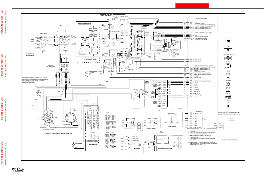 Electrical diagrams, Schematic - complete machine, Enhanced diagram | V350-pro | Lincoln Electric INVERTEC SVM158-A User Manual | Page 149 / 167