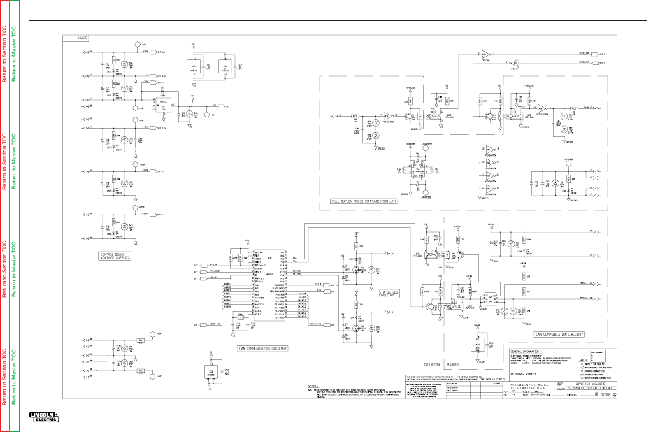 Electrical diagrams | Lincoln Electric INVERTEC SVM158-A User Manual | Page 151 / 167