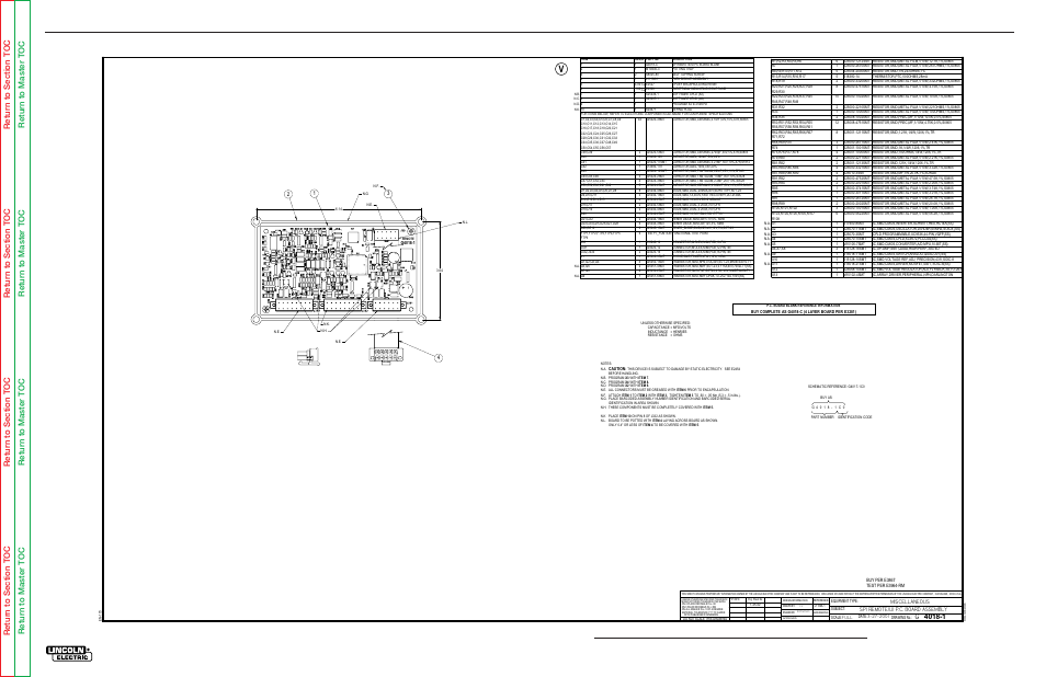 Electrical diagrams, G-18, Pc board assembly-spi remote | V350-pro, Miscellaneous spi remote/ui p.c. board assembly | Lincoln Electric INVERTEC SVM158-A User Manual | Page 164 / 167