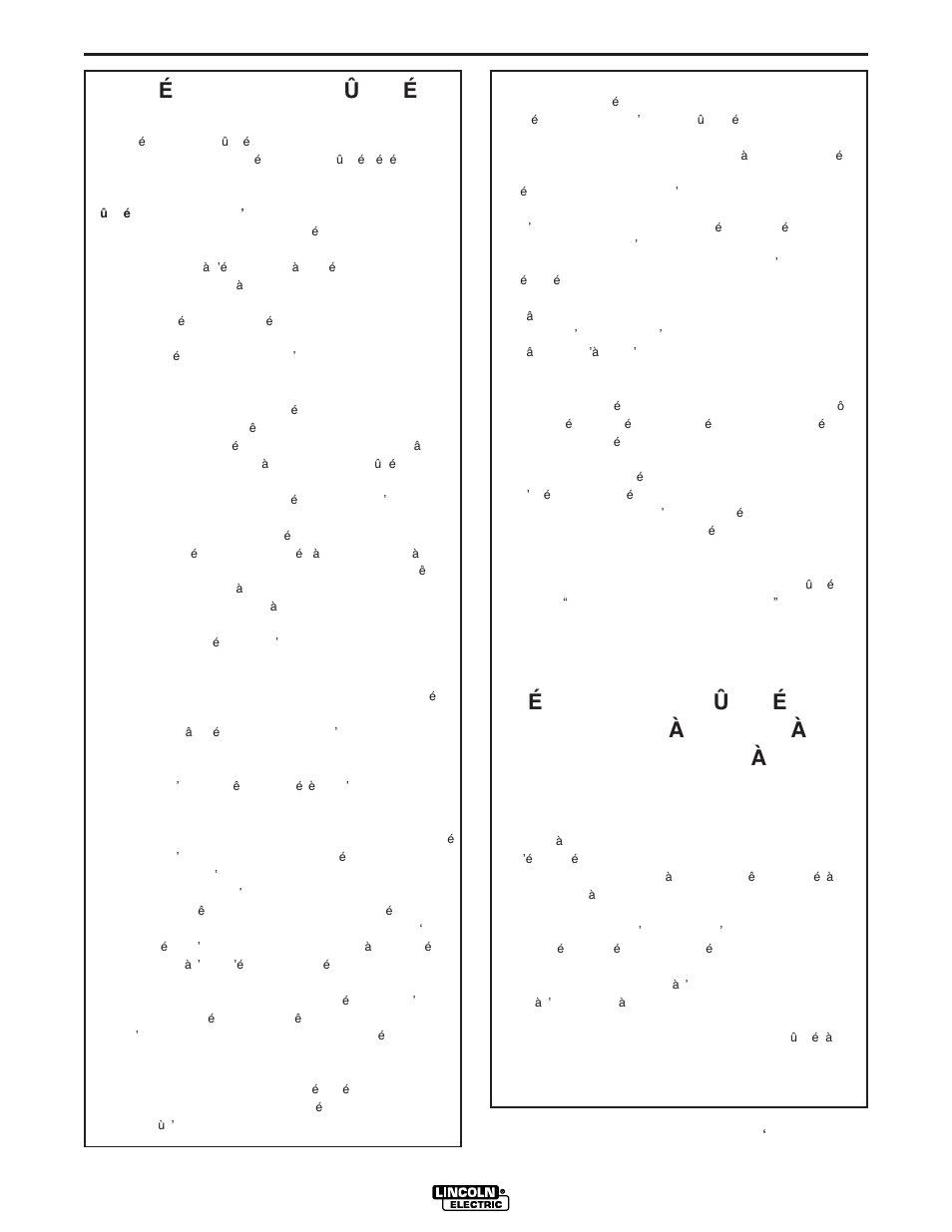 Safety, Pr é cautions de s û ret é | Lincoln Electric SQUARE WAVE IM607 User Manual | Page 5 / 34