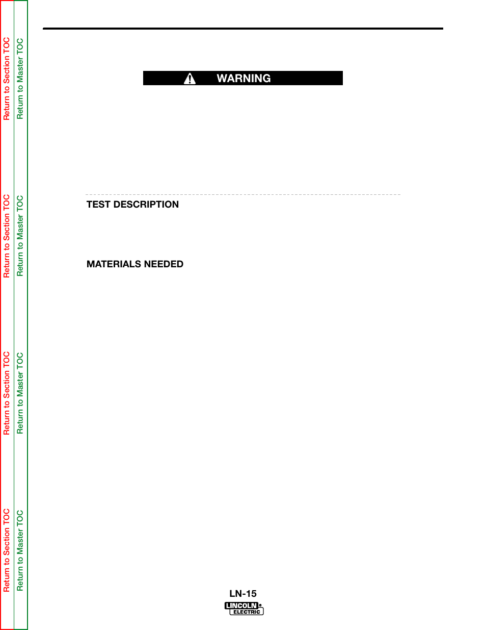 Roll cage removal, Procedure, Troubleshooting and repair | Lincoln Electric LN-15 WIRE FEEDER SVM166-A User Manual | Page 79 / 93