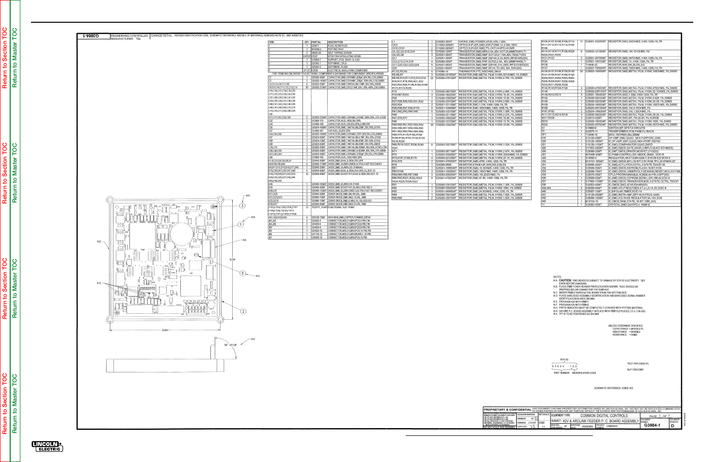 Electrical diagrams | Lincoln Electric LN-15 WIRE FEEDER SVM166-A User Manual | Page 90 / 93