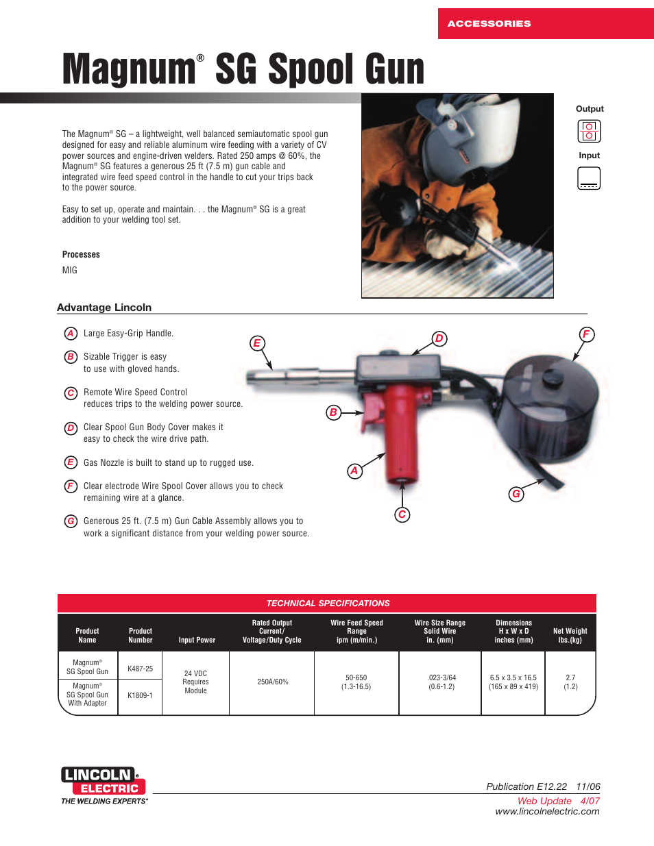 Lincoln Electric K1809-1 User Manual | 4 pages