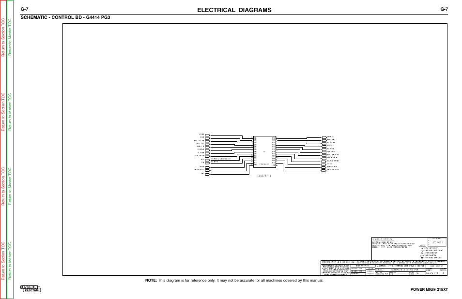 Electrical diagrams, Power mig® 215xt | Lincoln Electric POWER MIG 11521 User Manual | Page 97 / 97