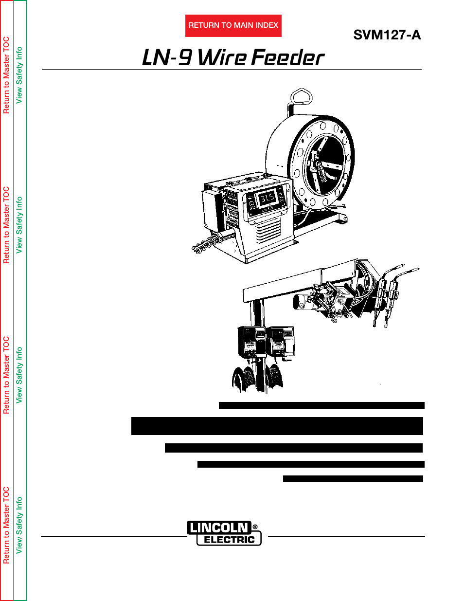 Lincoln Electric LN-9 SVM127-A User Manual | 135 pages