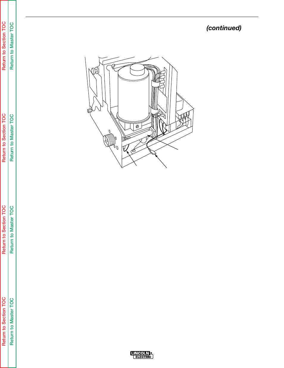 Troubleshooting & repair, T1 transformer removal and replacement (continued) | Lincoln Electric LN-9 SVM127-A User Manual | Page 114 / 135